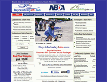 Tablet Screenshot of bicycleindustryjobs.com